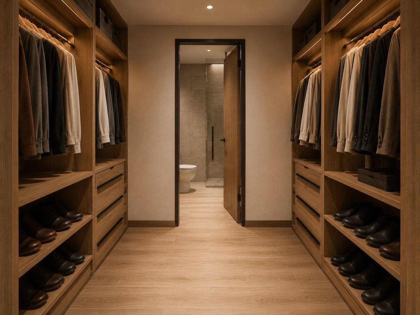 Vestidor del dormitorio principal del NH150